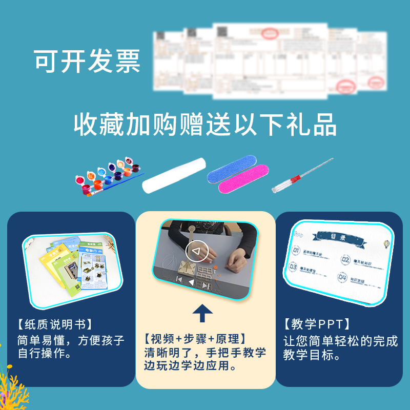 高难度科技小制作小发明空调扇创意科学实验小手工中学小学生材料 - 图0