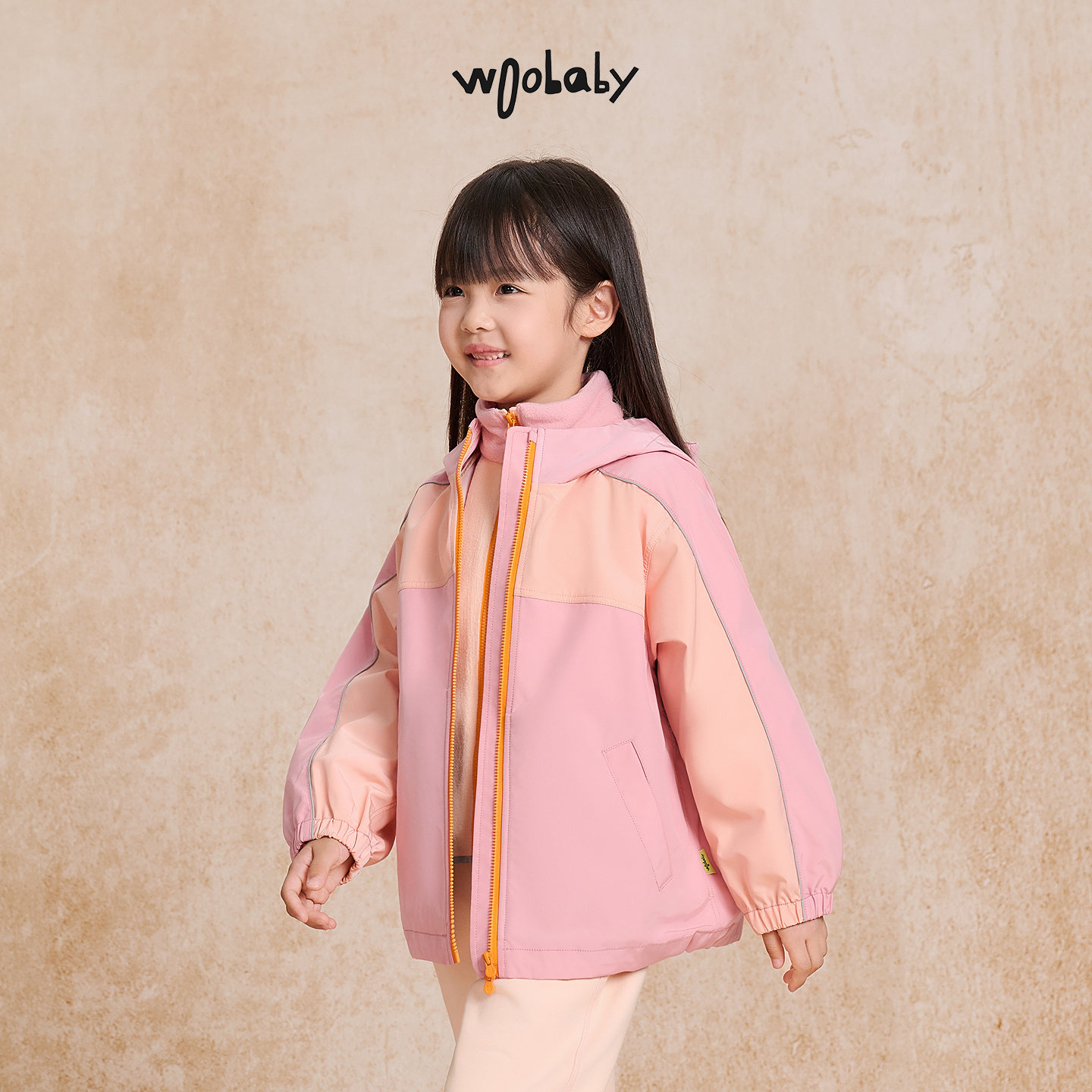 woobaby儿童防水透湿外套25秋季新品三合一男女童温暖摇粒绒内搭,淘宝优惠券,粉丝福利购,淘宝优惠卷