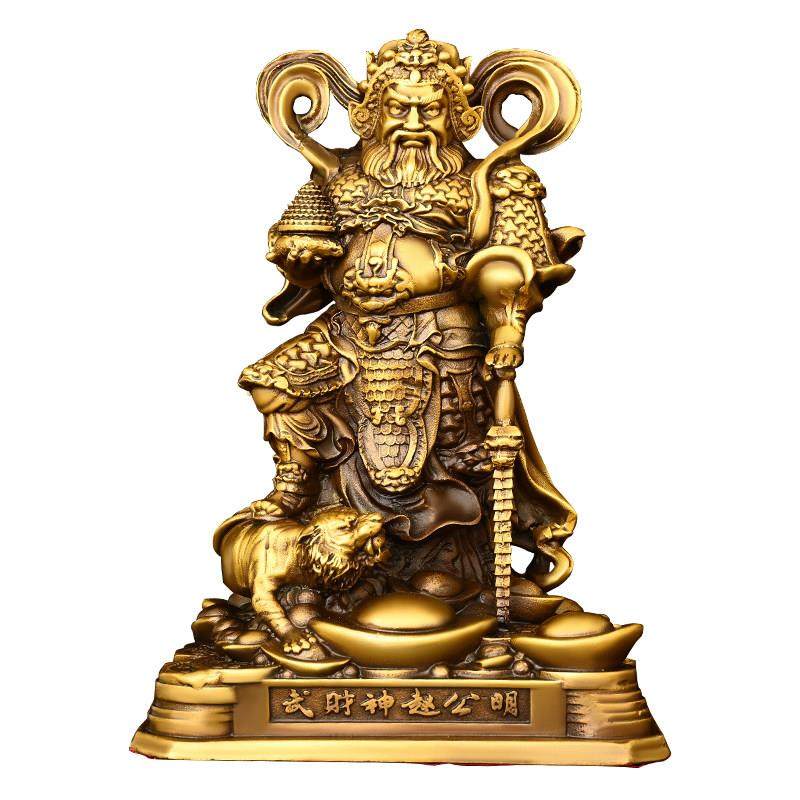 全铜赵公明饰品站吴财神铜像大本营黑虎宣坛赵公明赵元帅铜像,淘宝优惠券,粉丝福利购,淘宝优惠卷