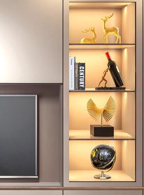 轻奢创意工艺品客厅酒柜书柜书架办公桌电视柜高档家居装饰品摆件