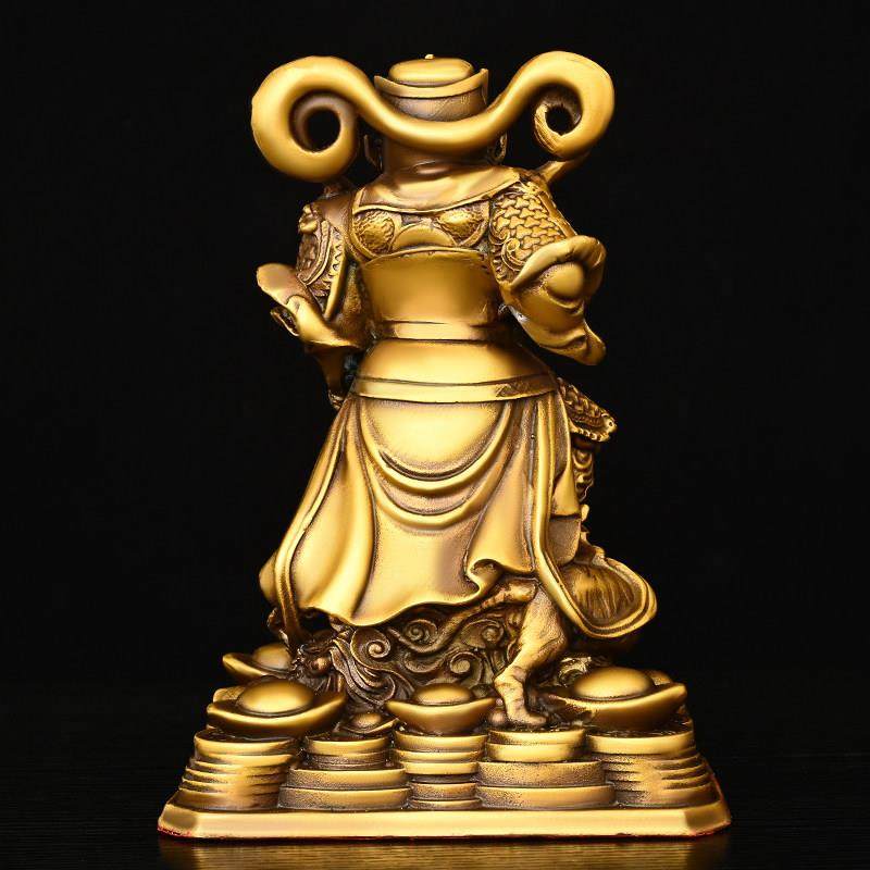 全铜赵公明饰品站吴财神铜像大本营黑虎宣坛赵公明赵元帅铜像,淘宝优惠券,粉丝福利购,淘宝优惠卷