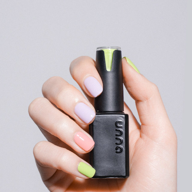 Unna (beauty) dopamine macaron jump color 2024 new nail salon special large sequin CP color matching