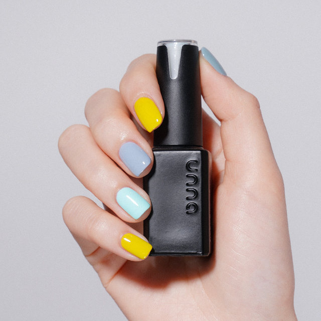 UNNA blue haze gray nail polish