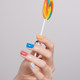 Unna (beauty) unna 2024 pleasant colorful color manicure candy color Internet celebrity model exclusive for nail salons