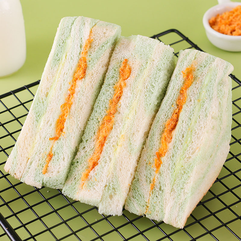 【拍6】爆浆松软牛油果牛奶三明治