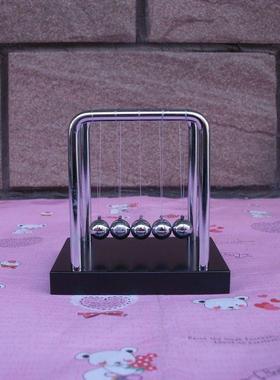 小号实木牛顿摆球撞球 创意桌面碰球摇摆球工艺礼品装饰摆件定制