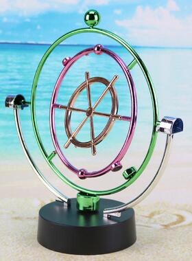 炫彩无摇摆器 磁性永动仪办公室工艺品摆件天体定制