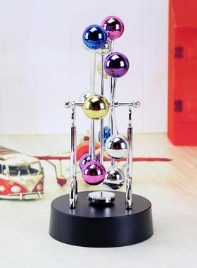 彩球摩天轮永动仪天体模型无摇摆器创意家居装饰摆件定制