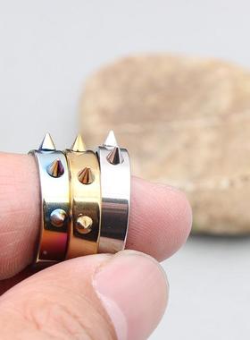 防身武器指虎 防身扳指 暗器 霸气男士防身戒指 自卫防狼指环定制