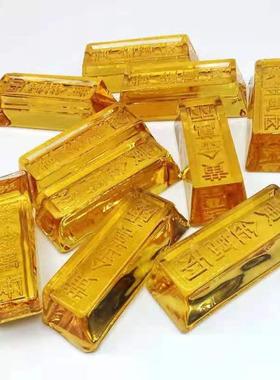 现货供应金砖金条摆件黄喜庆婚庆创意家居装饰用品定制