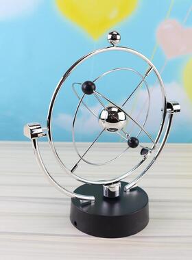 USB地球永动天体仪银河系摇摆器 创意家居装饰工艺品办公室摆件定