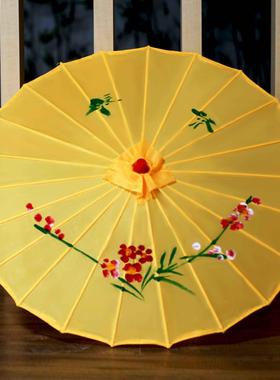 大号绸布伞油纸伞古风伞汉服伞舞蹈演出伞古典装饰伞直径82CM定制