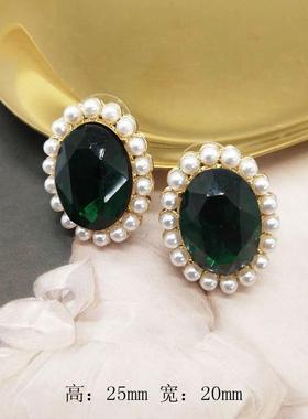 复古优雅宴会锁骨链礼服旗袍蕾丝裙配饰双层项链长短款套装定制