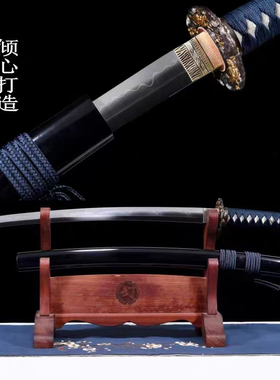 武士刃日本剑中款太刀武式刀居合刀一体居合刀剑防身冷兵器未开刃