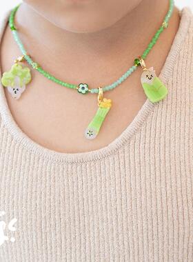 天然石彩色小米珠古古楽多巴胺