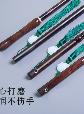 紫光檀痒痒挠紫光檀葫芦款