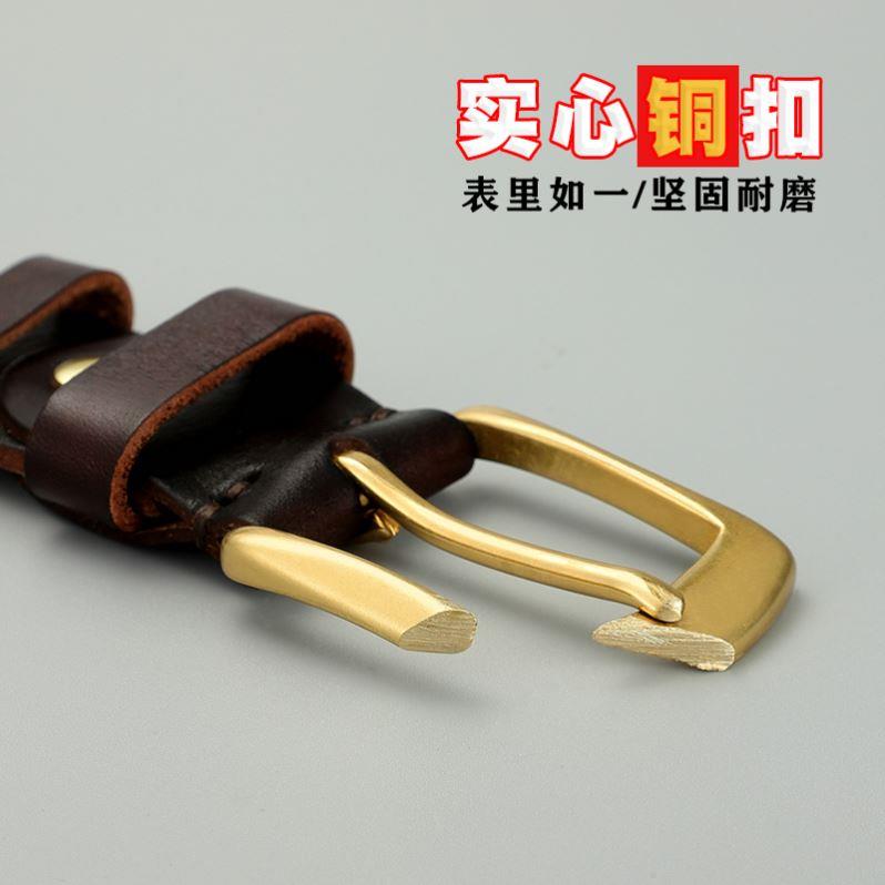 Mens Waist Belt Men Belts Leather Man For Jeans Black Male - 图3