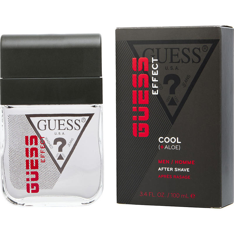 GUESS EFFECT; COOL+ALOE AFTERSHAVE 3.4 OZ - 图0