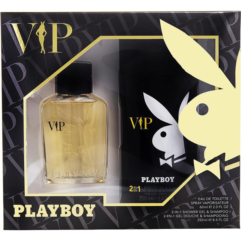 PLAYBOY VIP; SETEDT SPRAY 2 OZ & SHOWER GEL & SHAMPOO 8.4 - 图0