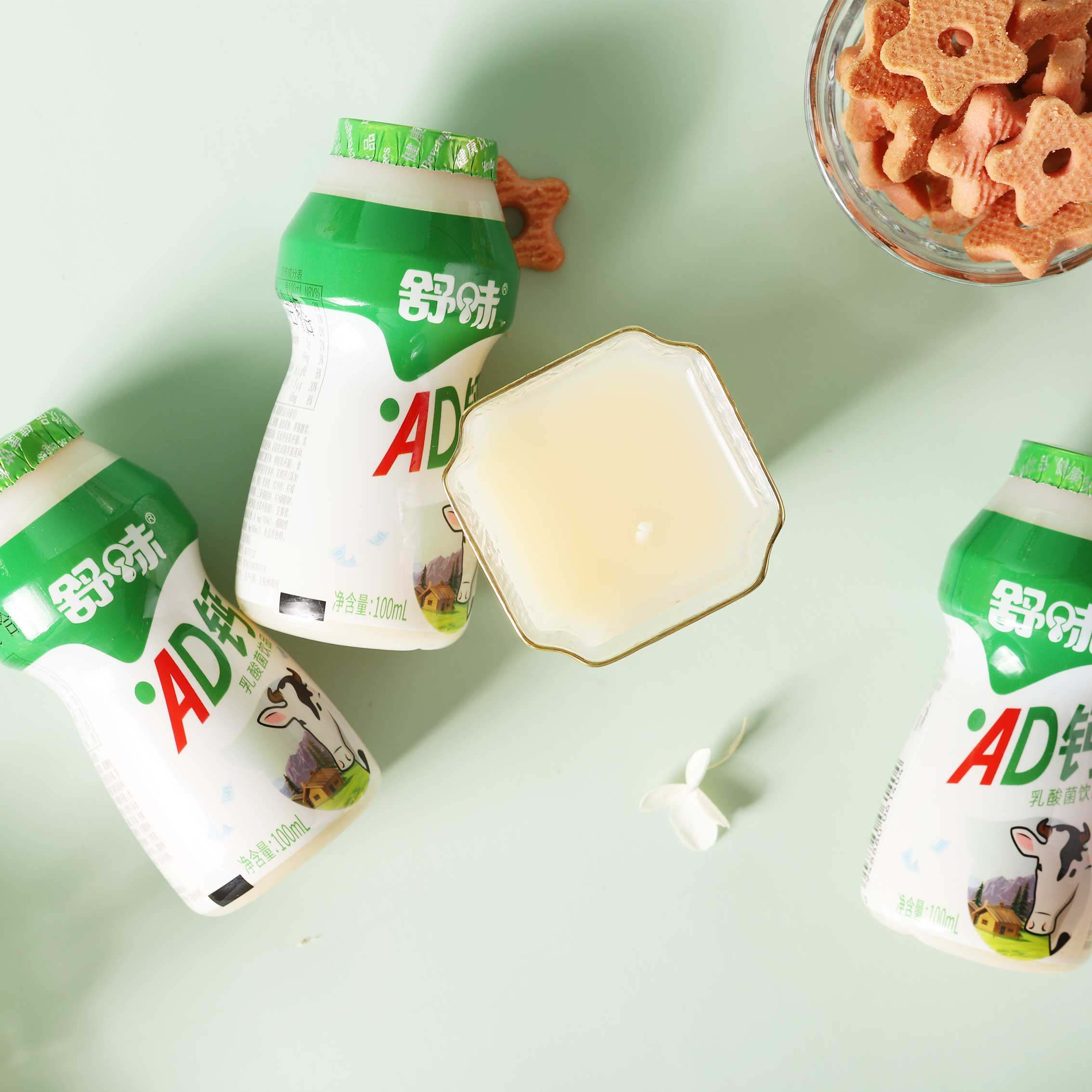 舒味AD钙乳酸菌饮品儿童益生菌早餐酸牛奶饮料整箱100ml*20瓶