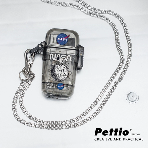 Розовая ветрозащитная зажигалка, креативное ожерелье для друга, подарок на день рождения