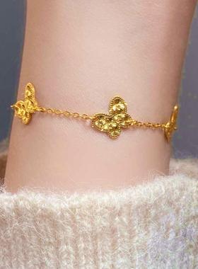 调太幅ING爆闪满天星蝴蝶手链