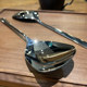Spare tableware and tableware common spoon