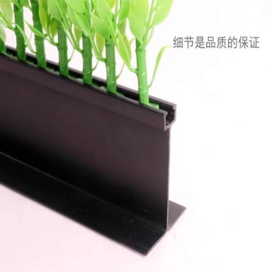 超市熟食生鲜猪肉托盘隔断草装饰品塑料草道具冷柜风幕柜绿色护栏