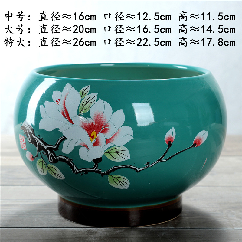 特价陶瓷花盆古典中国风复古家居国风牡丹发财树特大号花盆清仓,淘宝优惠券,粉丝福利购,淘宝优惠卷