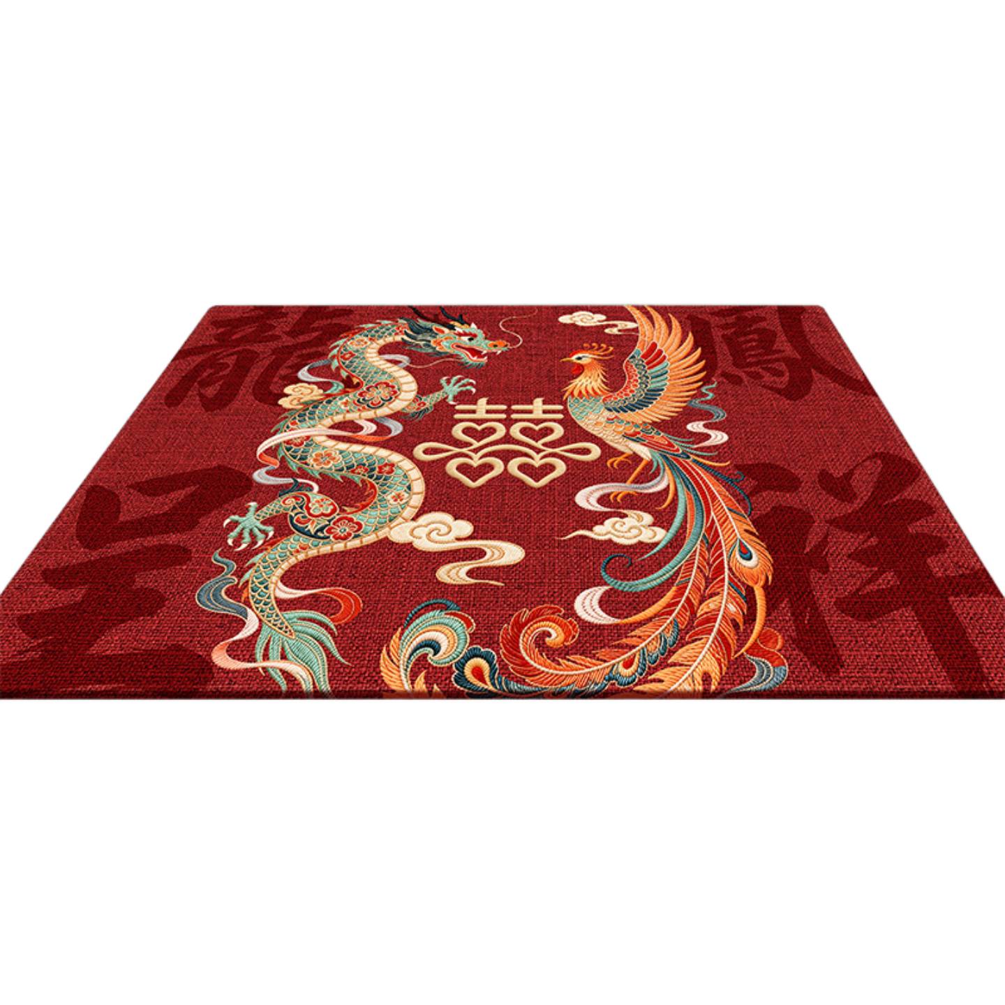 Wedding special high-end floor mat entrance red decoration