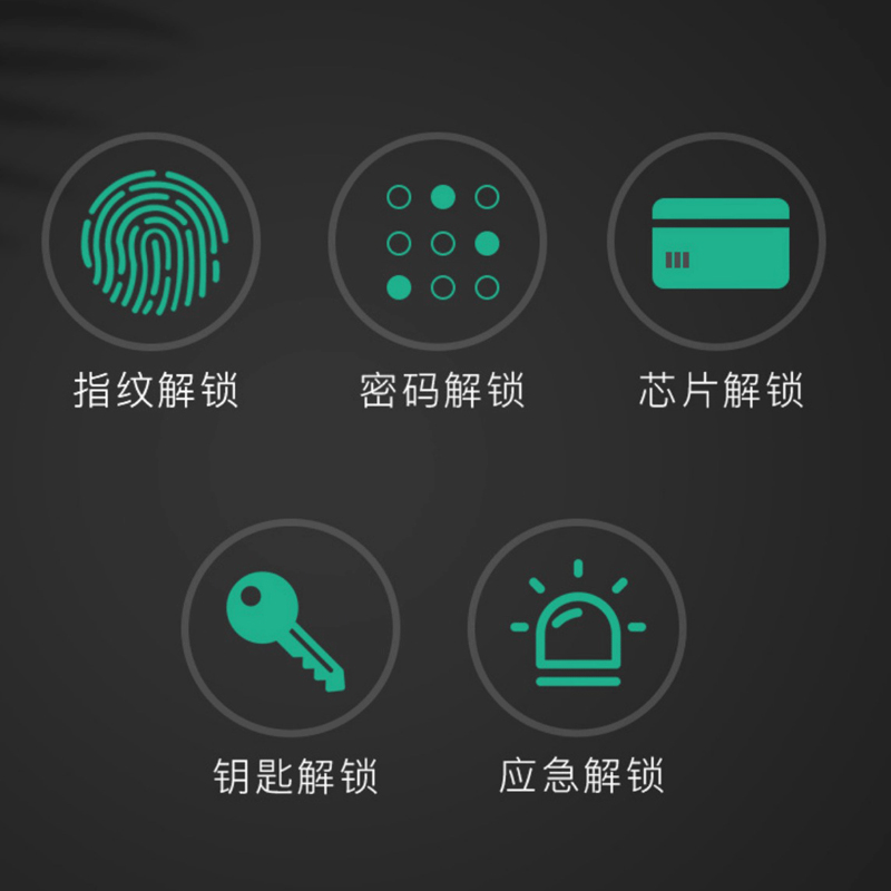 一握开智能锁指纹锁家用防盗门密码锁感应门锁电子锁米家锁具特价