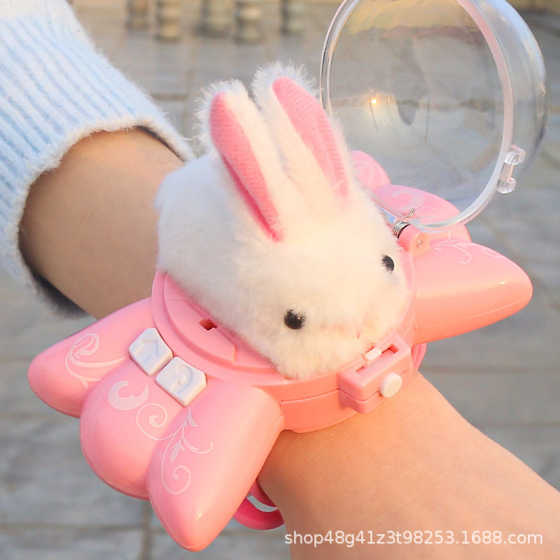 儿童手表遥控小汽车毛绒兔子玩具车礼物电动汽车仿真动物男孩女孩,淘宝优惠券,粉丝福利购,淘宝优惠卷