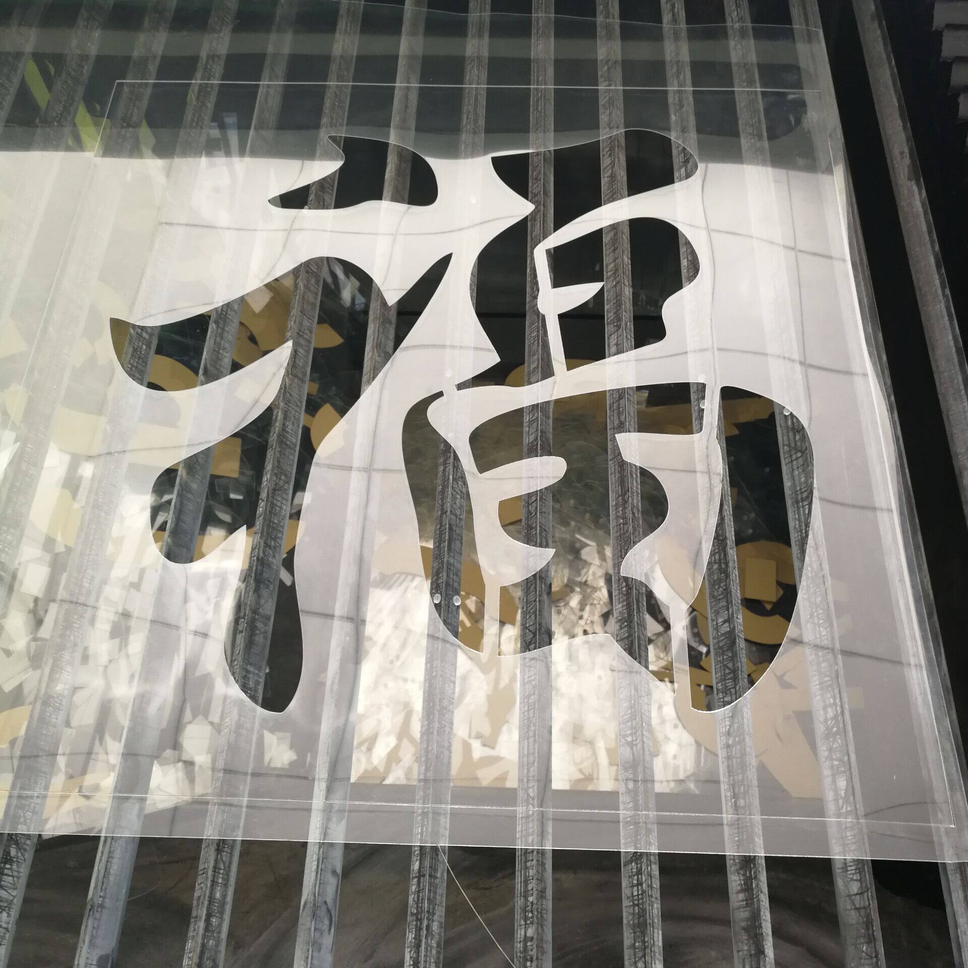 福字喷漆模板福字寿字喷漆模板镂空字墙体卷帘门福模具喷漆福字