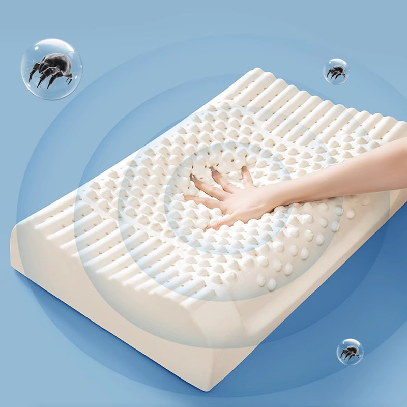 日本无印MUJIE泰国乳胶枕头护颈椎枕助睡眠家用单人整头一对装天 - 图2