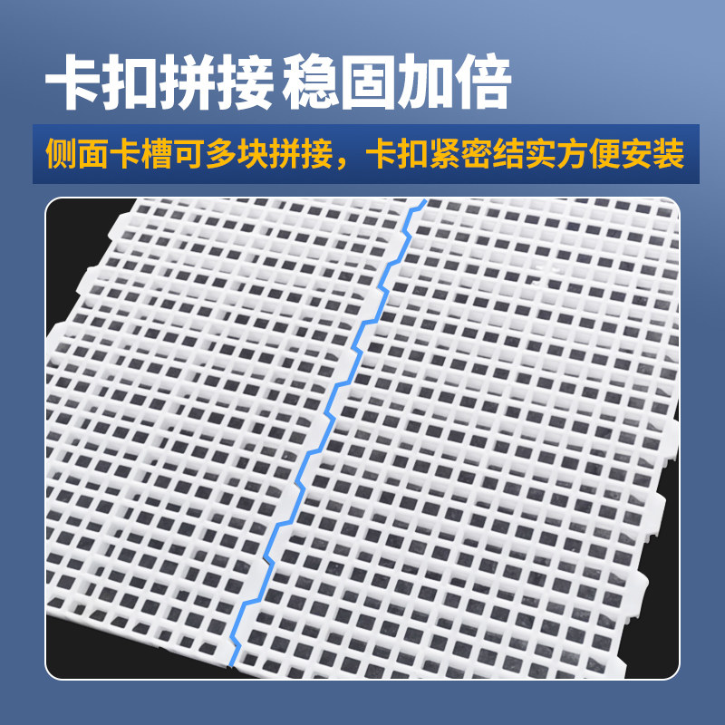 鸡粪漏粪板养鸡网格板鸡笼塑料垫网鸡鸭鹅窝拉屎板鸽子鸵鸟舍脚垫,淘宝优惠券,粉丝福利购,淘宝优惠卷