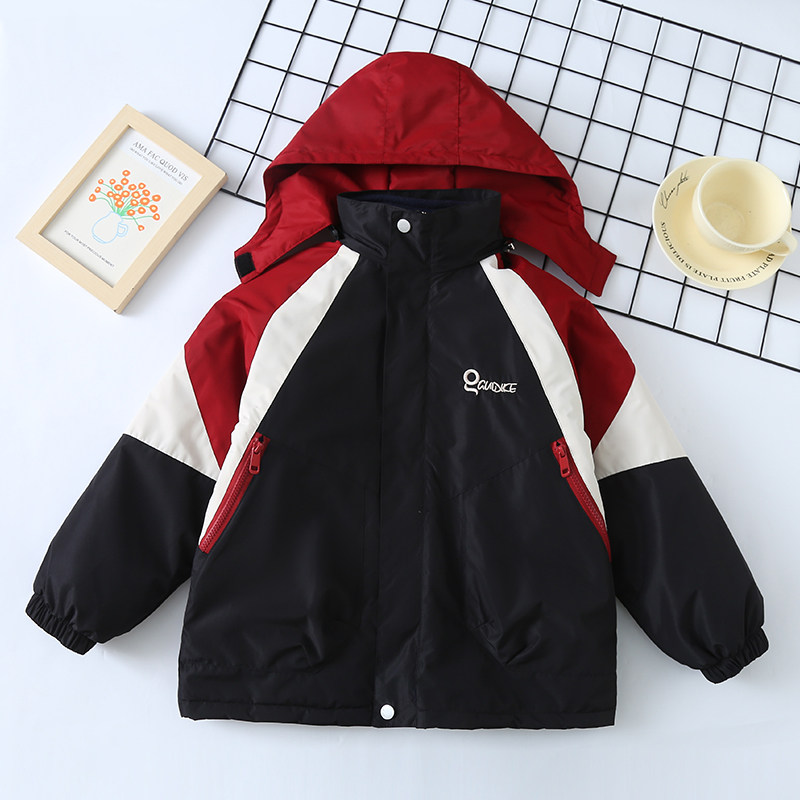 男童外套秋冬2023新款冬装中大童加厚加绒可拆卸三合一儿童冲锋衣,淘宝优惠券,粉丝福利购,淘宝优惠卷