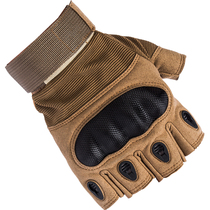 Special Soldier Tactical Gloves Outdoor Halffinger Gloves Men Sports Training Warm Mountaineering Anti Slip Wear and semi-cut gloves