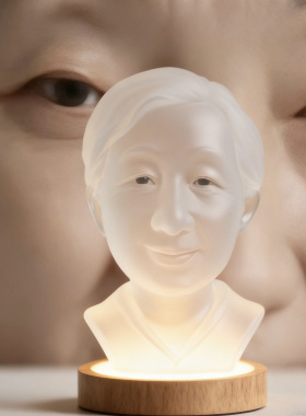 来图片订制3D打印真人手办摆件