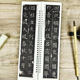 Ouyang Xun's famous small calligraphy works seven types of copying characters