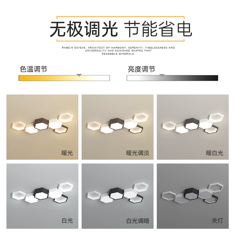 最光创意led吸顶灯现代简约卧室小客厅蜂巢餐厅房间2025新款灯具,淘宝优惠券,粉丝福利购,淘宝优惠卷