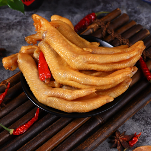 罐装泡鸭爪福建龙岩香辣泡鸭爪下洋美福建永定特产罐装追剧零食 - 图2