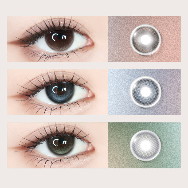 MOUCEE美瞳日抛大直径自然款彩色隐形眼镜女10片官网旗舰店正品