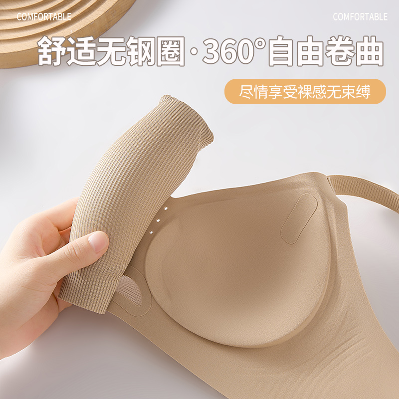 提拉内衣女小胸聚拢显大收副乳防下垂软支撑调整型女士性感文胸罩