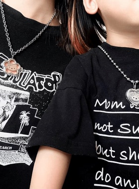 亲子防虫Kitty甜酷辣妹风锁骨链