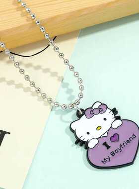 可爱Hellokitty甜酷时尚闺蜜颈链