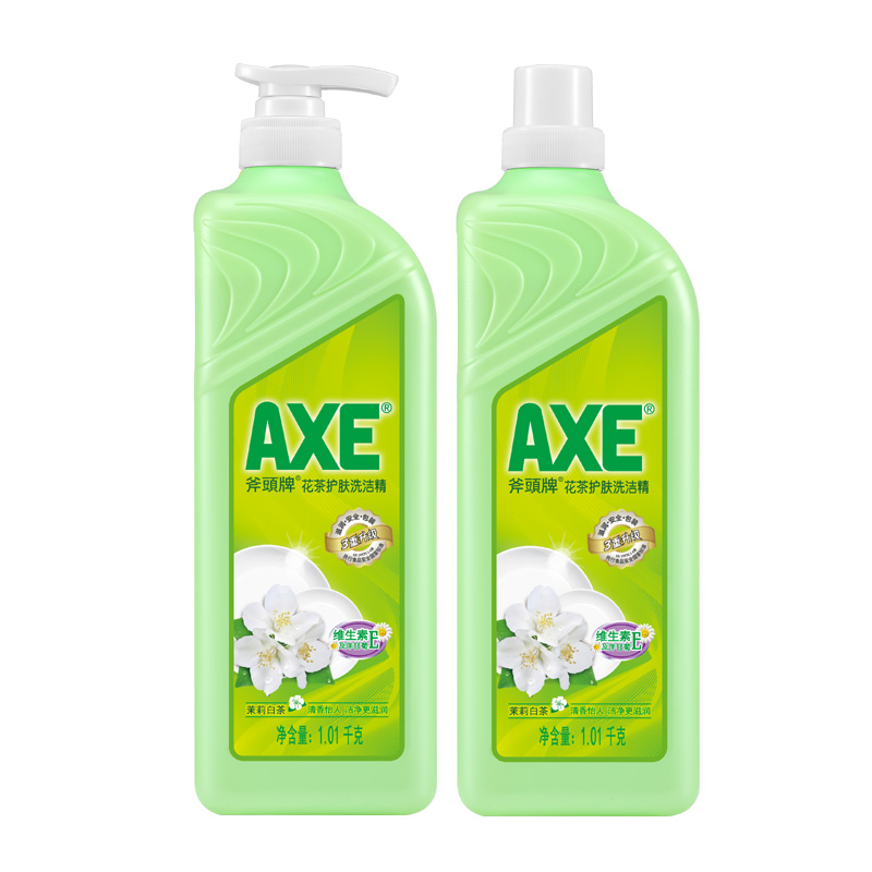 AXE斧头牌洗洁精1.01kg/瓶柠檬花茶西柚家用食品级可洗果蔬正品