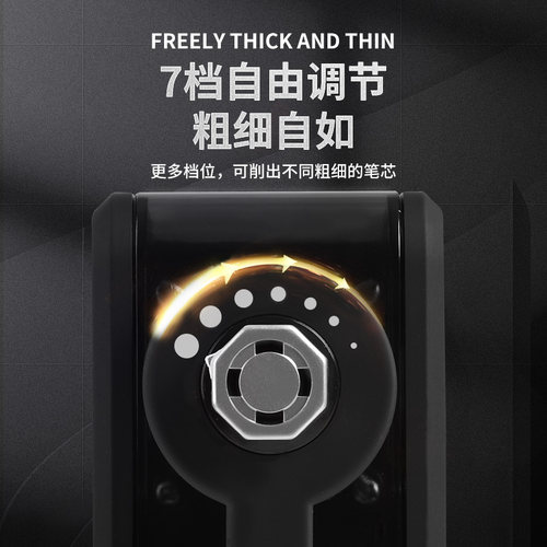 欧丝丹素描削笔器专业美术生炭笔速写铅笔书写专用便携小型防卡刨笔机彩色铅笔小学生手摇削笔器削笔刀转笔刀 - 图2