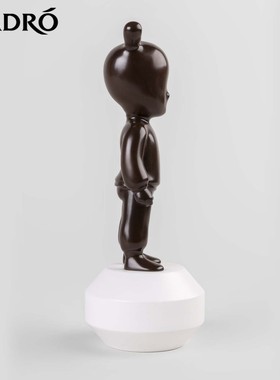 LLADRO雅致 天外来客巧克力色 陶瓷桌面摆件客厅玄关装饰品