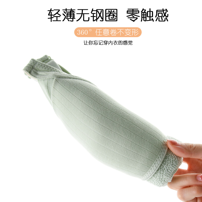 怀孕期纯棉喂奶舒适聚拢孕妇文胸罩 蓓姿洛哺乳文胸