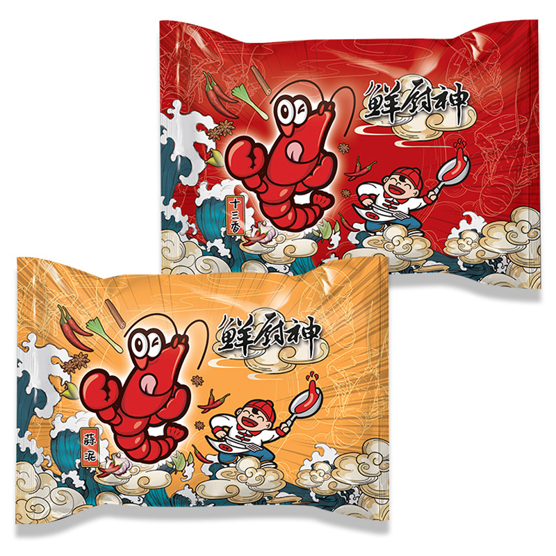 鲜厨神旗舰店【5月新虾】盱眙麻辣十三香小龙虾蒜蓉加热即食4-6钱2斤 活虾现做3